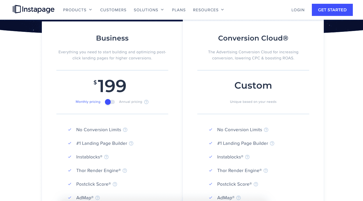 Instapage Pricing 2021