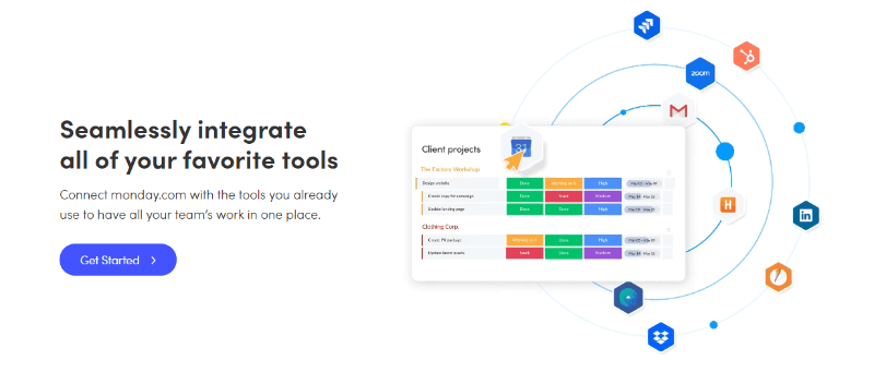 Monday Integrations