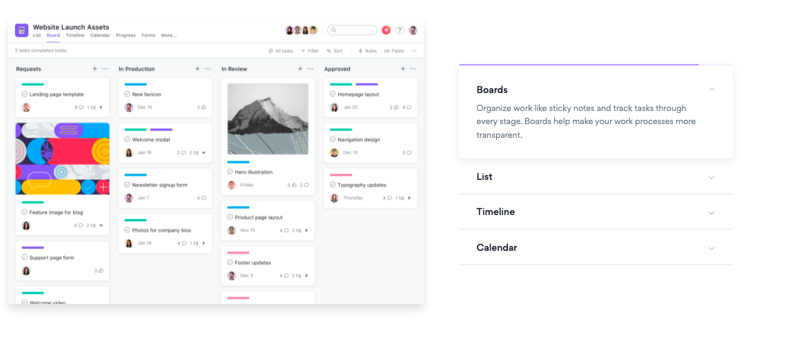 Asana Features