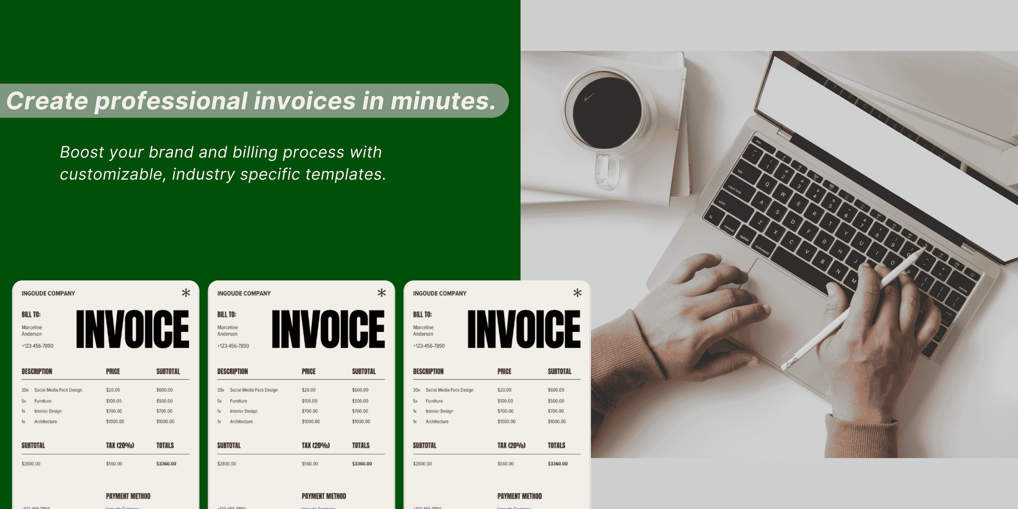 Canva Invoice Generator