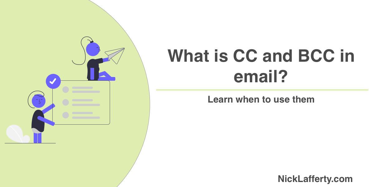 What is CC and BCC in emails?