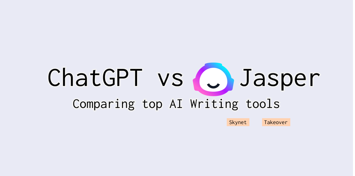 ChatGPT vs Jasper Blog Post Banner Image