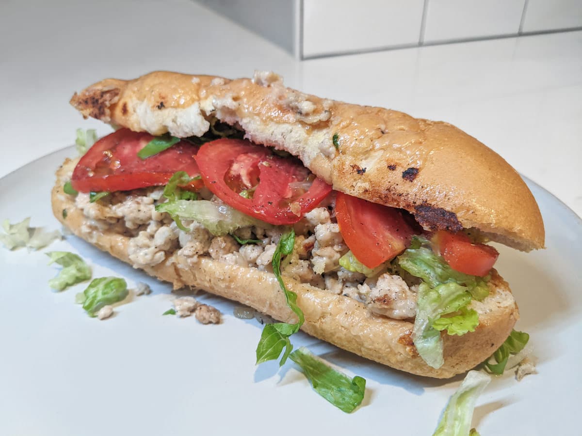 Chicken Cheesesteak Hoagie Recipe