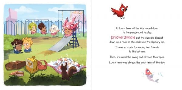 Childrens Book With Text On Different Pages