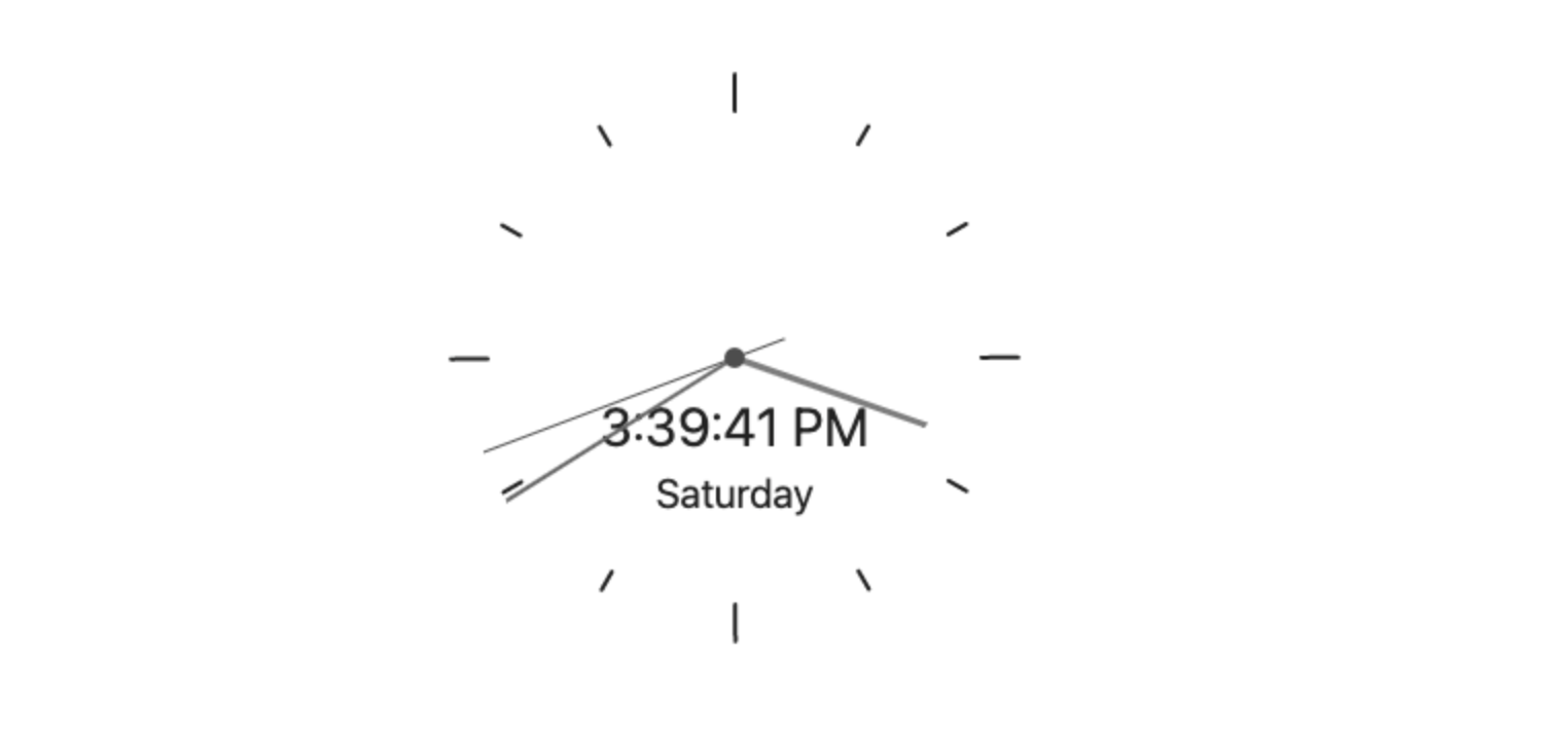 Notion Clock Widget