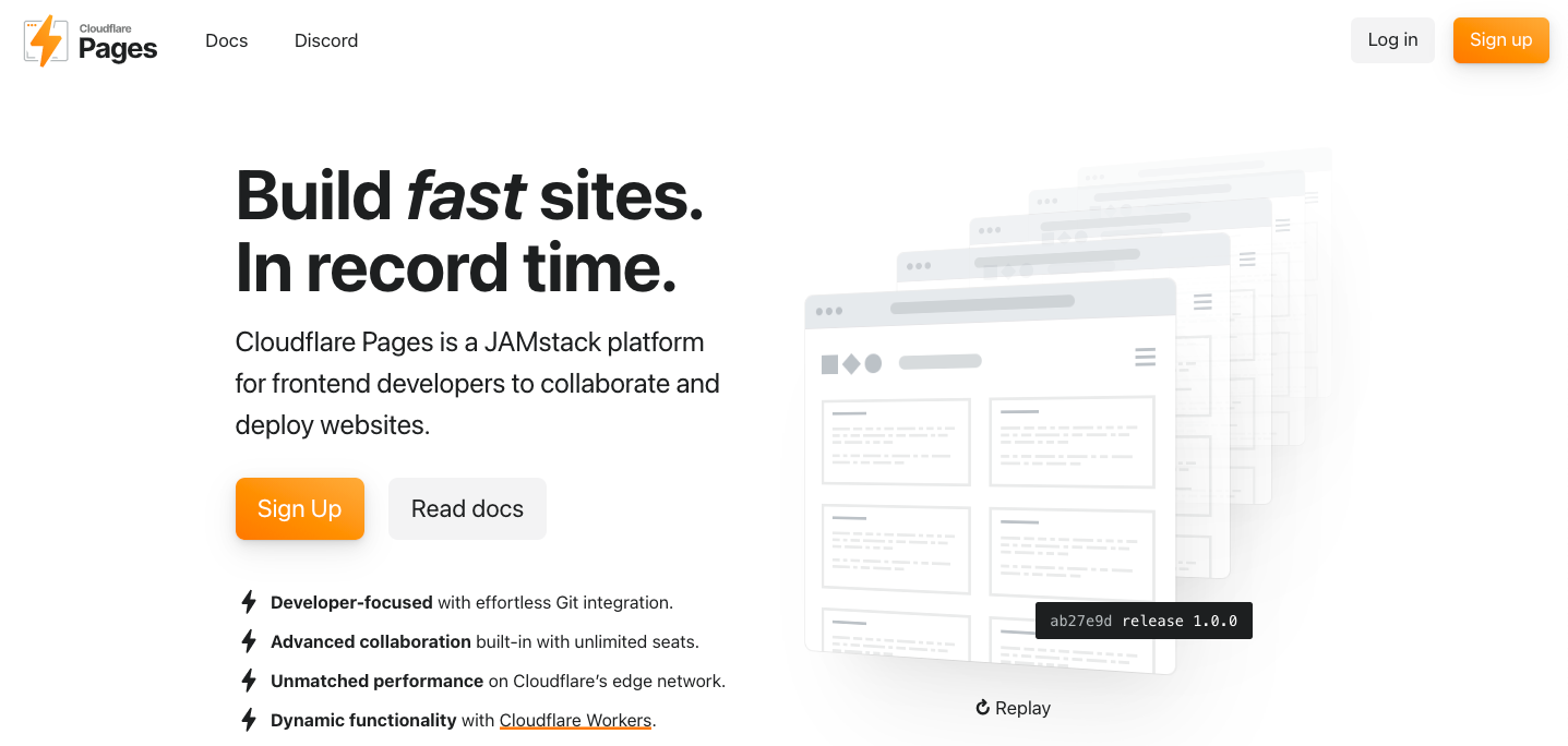 Cloudflare Pages Home