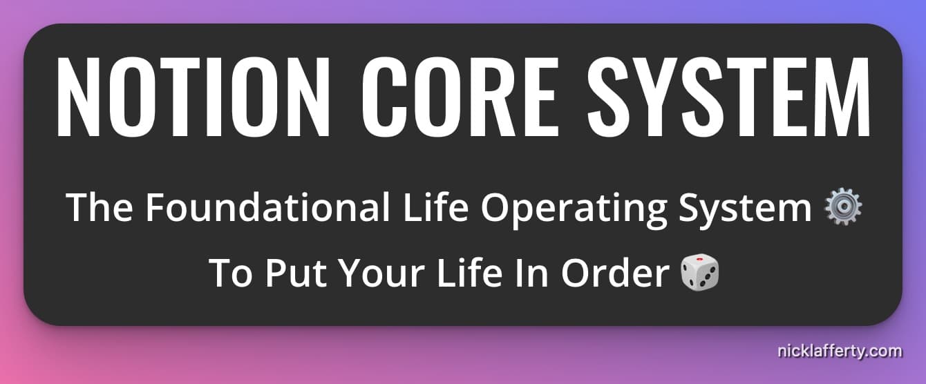 Core OS Notion Screenshot