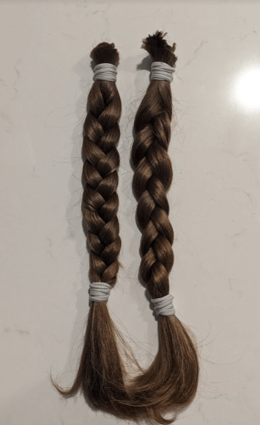 Hair Donation Ponytail