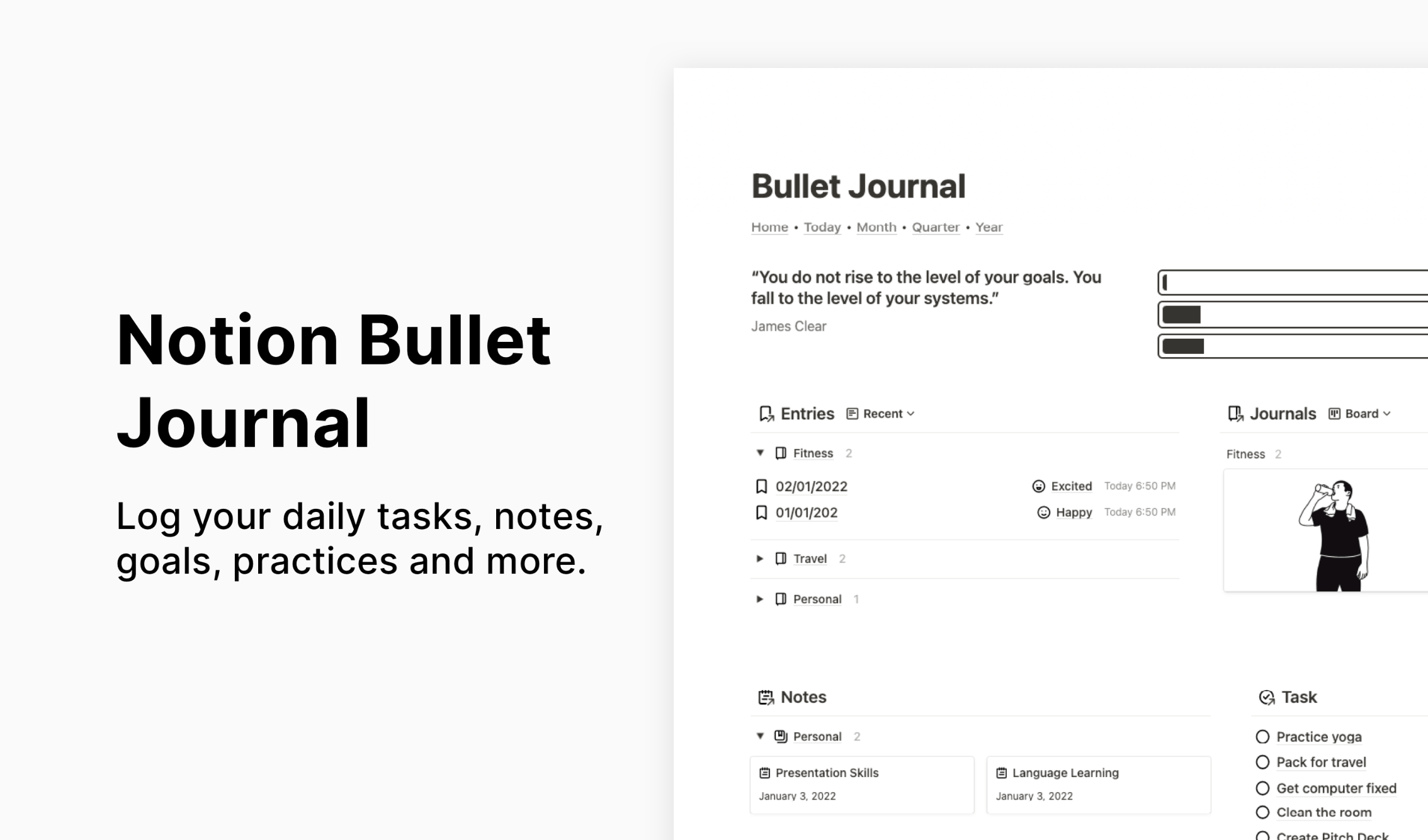 Notion Bullet Journal Templates (How to Make)