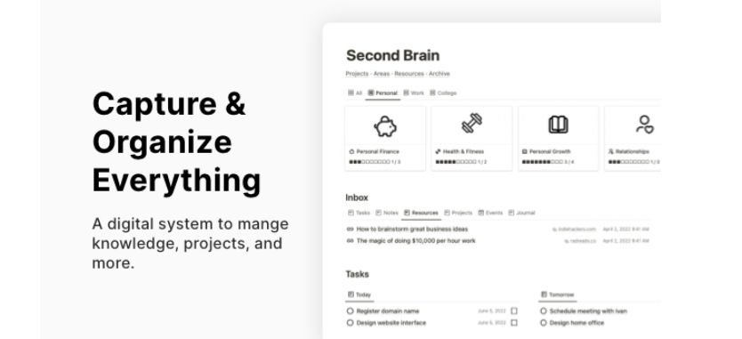 Notion Second Brain