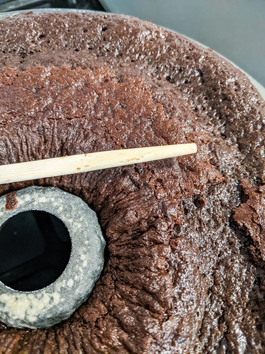 Chocolate Cake Toothpick