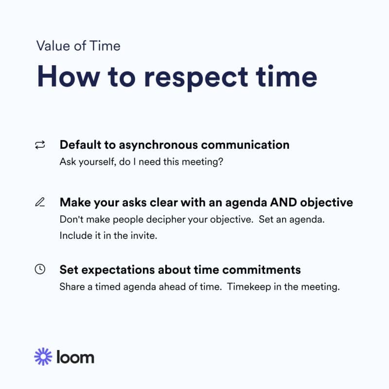 How to respect someone&rsquo;s time