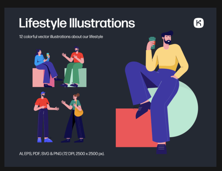 Lifestyle illustrations