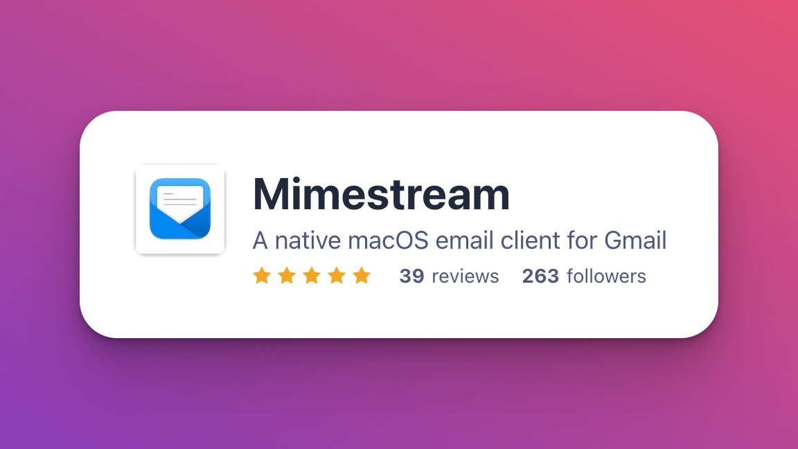 mimestream review