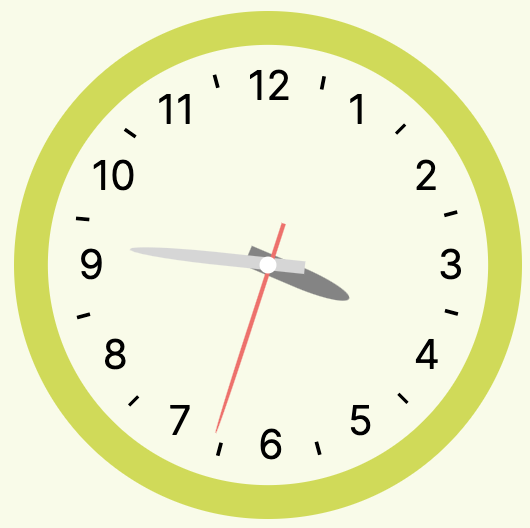 Notion Analog Clock Widget