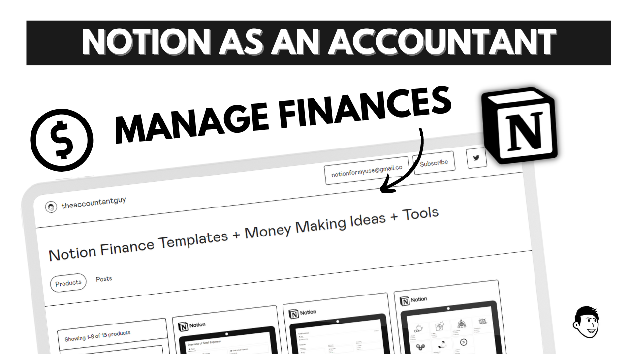 How I use Notion as an Accountant to Track My Finances banner image
