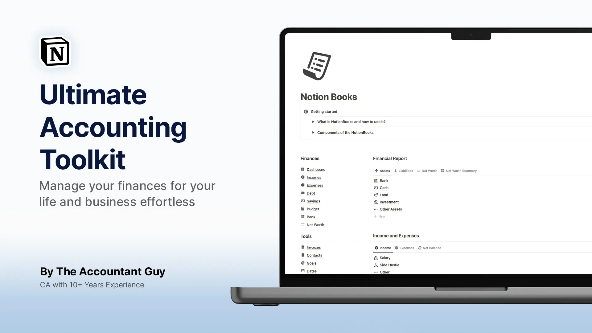Notion Bookkeeping Template System