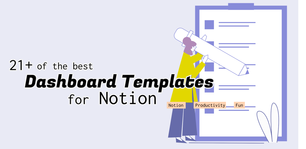 Best Notion Dashboard Templates Banner Image