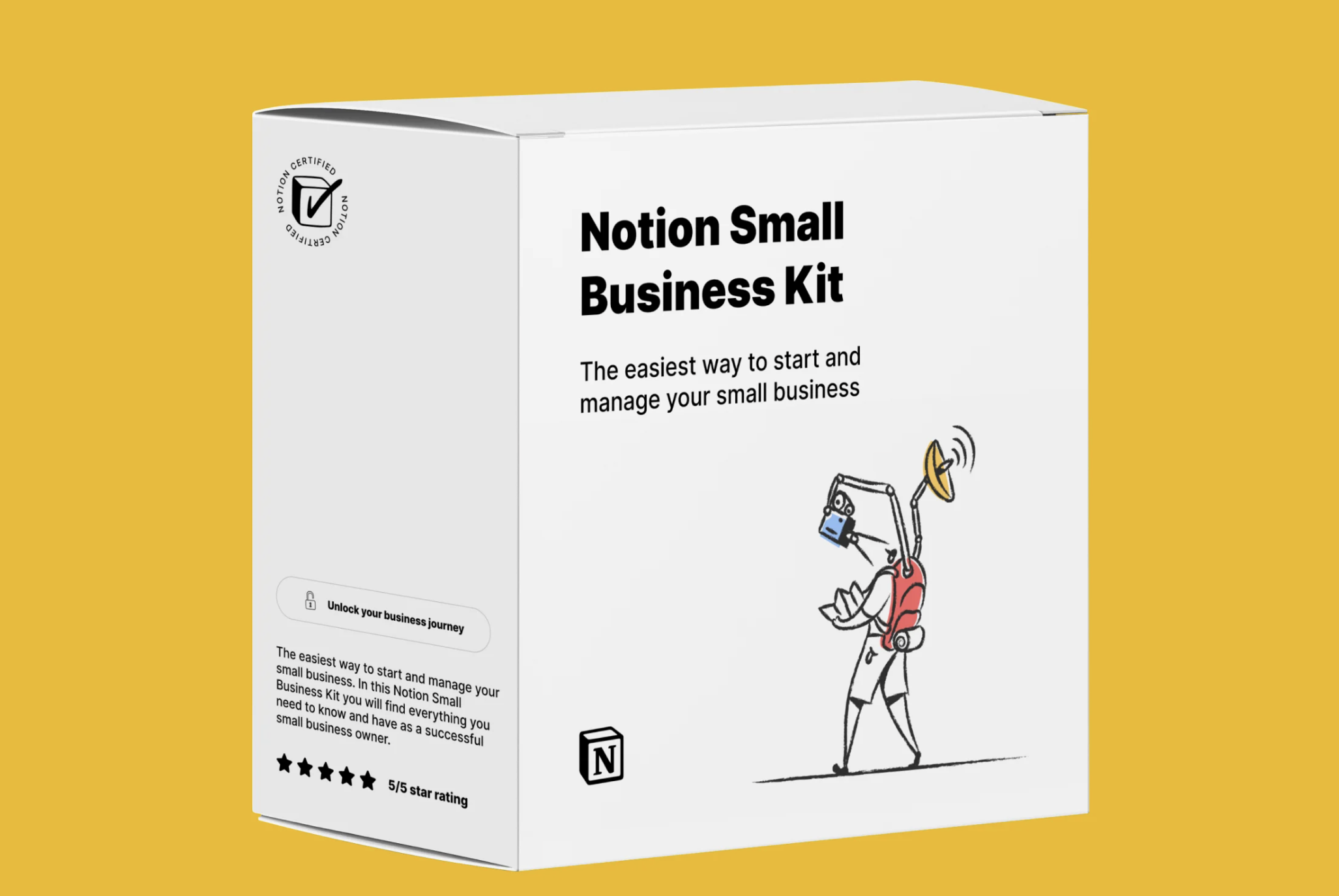 Notion Small Business Template Screenshot