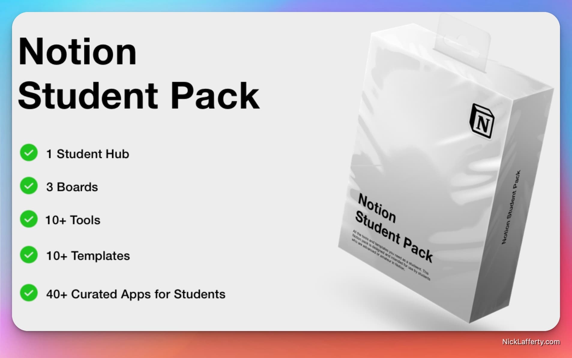 Notion Student Pack by Easlo