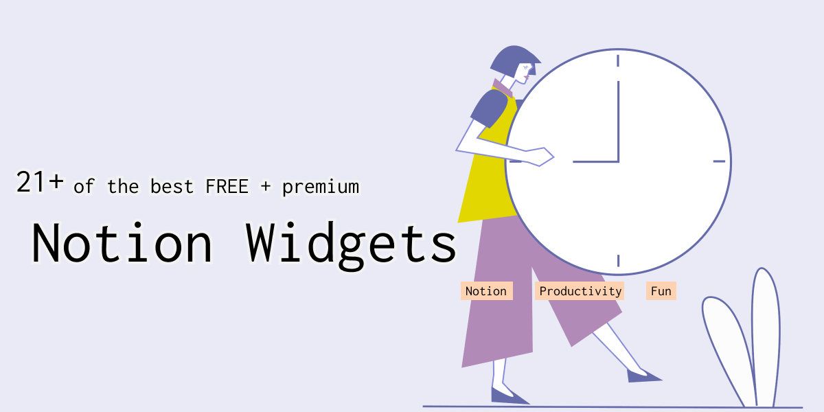 Best Notion Widgets Banner Image