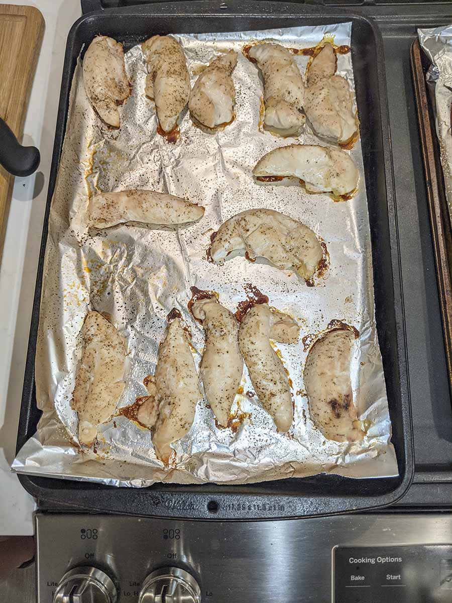 Oven Baked Chicken Fajitas