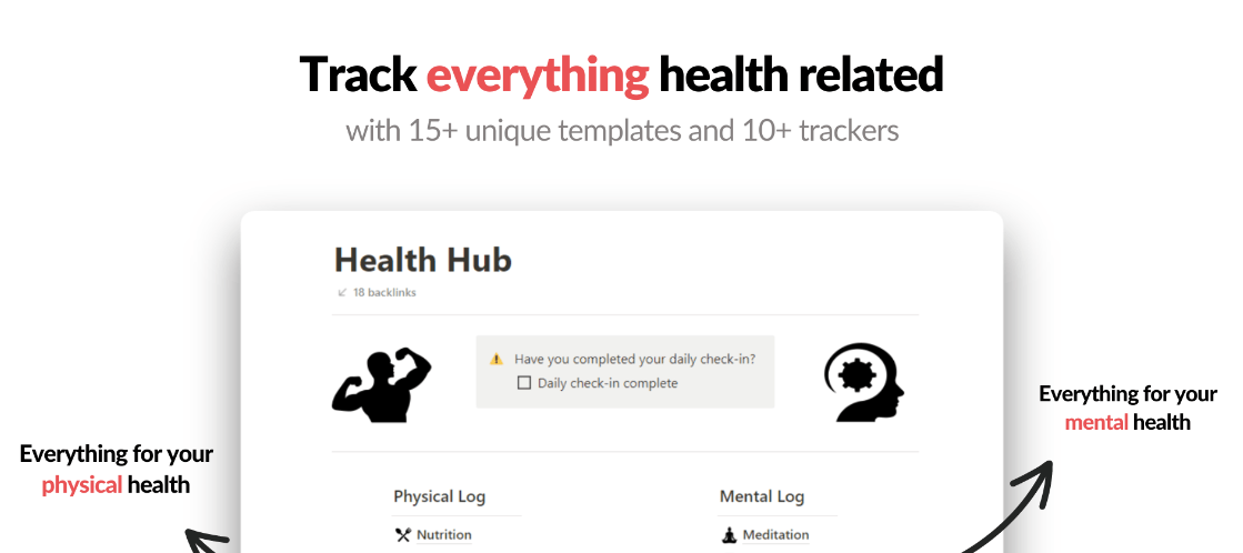 Notion Health Hub