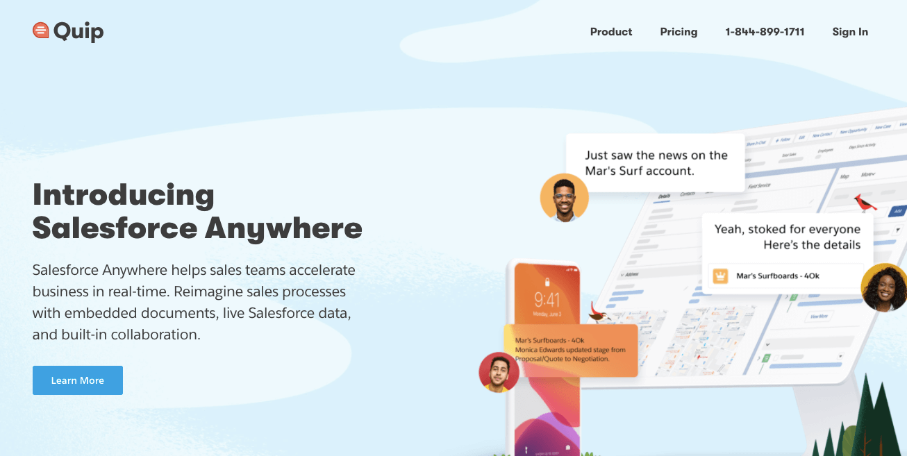 Quip Homepage