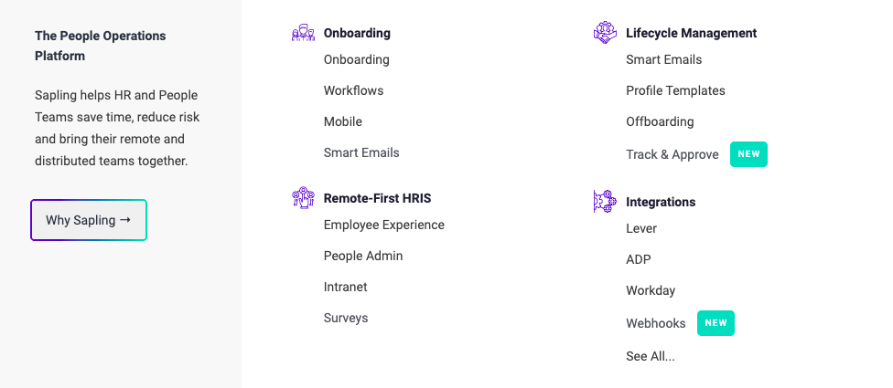 Sapling Features