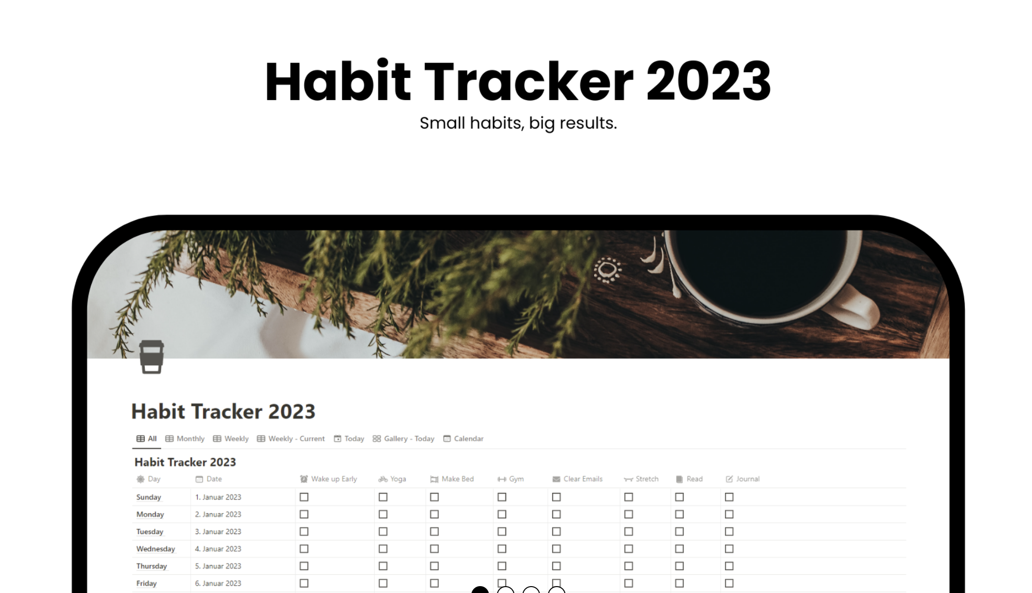 notion habit tracker date