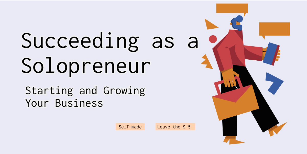 Solopreneur Blog Post Banner Image