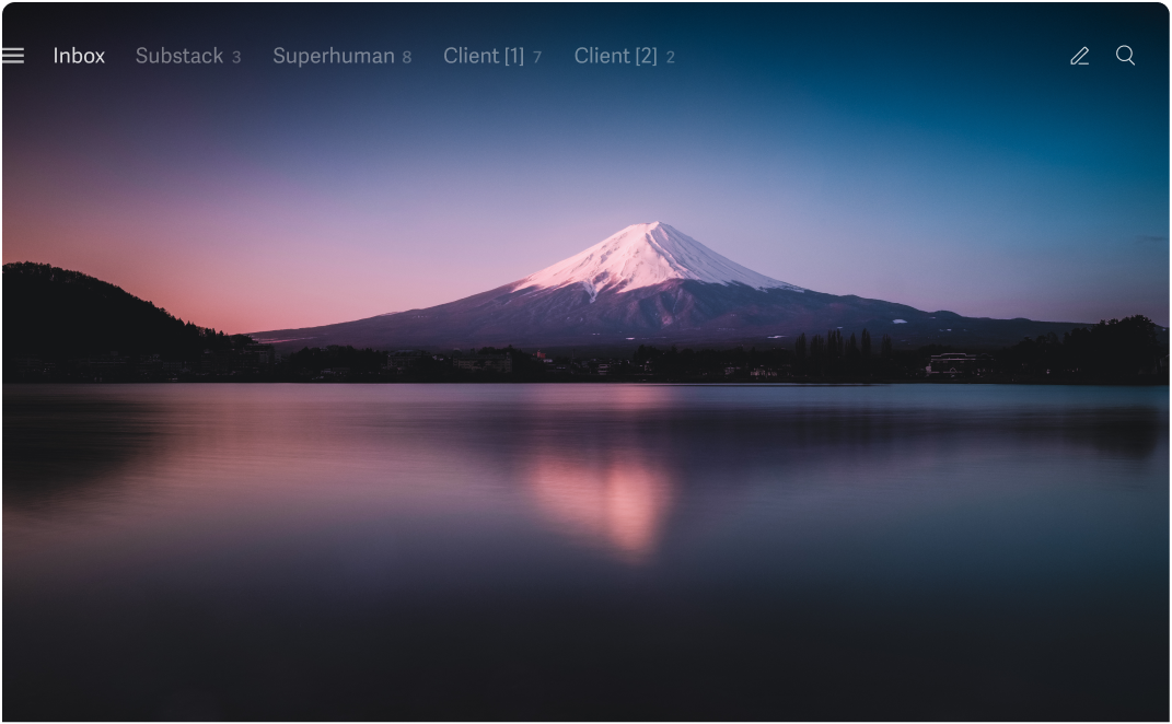 Superhuman Client Screenshot